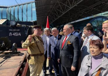 В Самару прибыл «Паровоз Победы»
