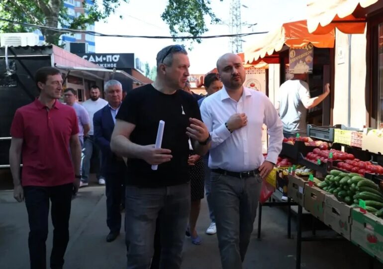 Вячеслав Федорищев и Иван Носков завершили объезд города