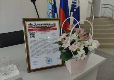 В Самаре студенту вручили благодарственное письмо от командира Андрея Буйлова