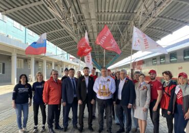 В Самару прибыла капсула с частицей Вечного огня от Могилы Неизвестного Солдата