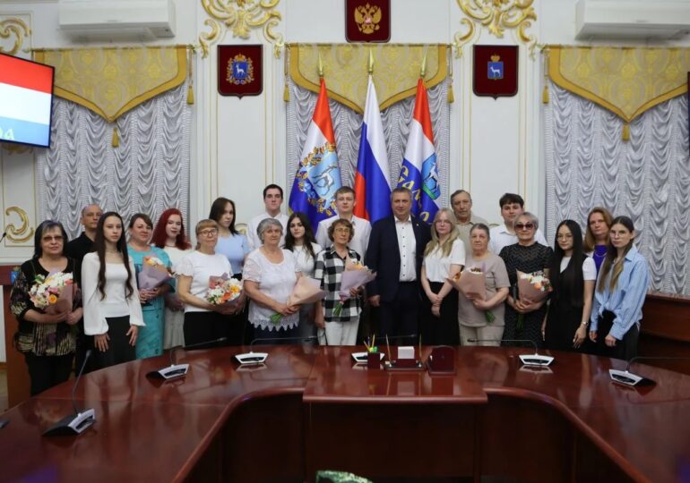 Иван Носков встретился с самарскими выпускниками школ, детьми-сиротами