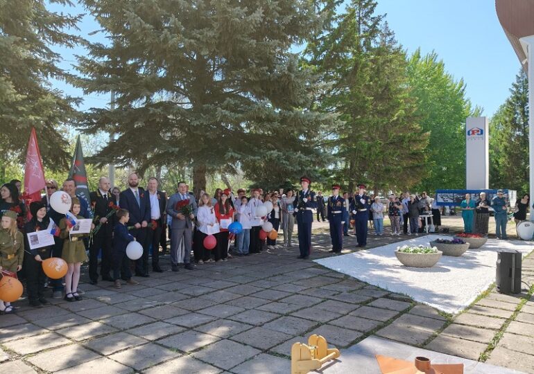 В Самаре зажгли огонь с Могилы Неизвестного Солдата