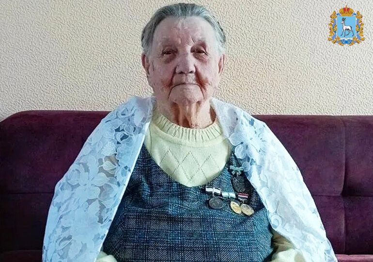 Жительнице Самарской области Пелагее Пологовой исполнилось 100 лет