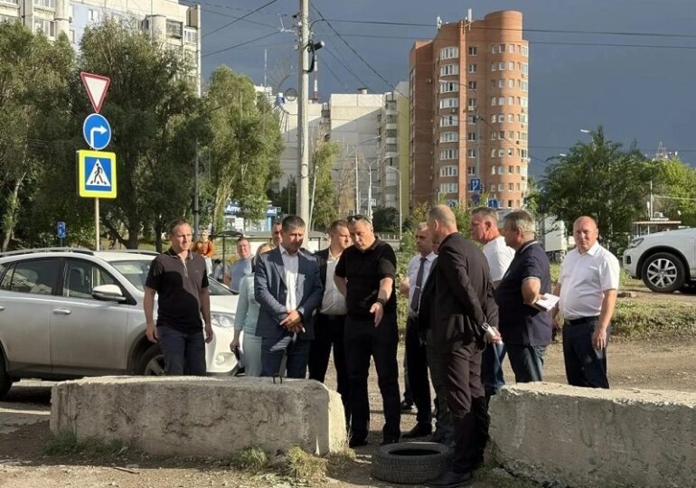 Глава Самары Иван Носков осмотрел Солнечную