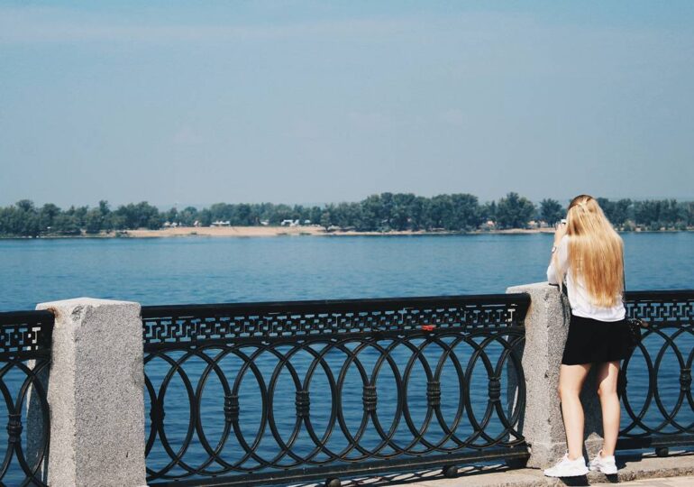 В Самаре Волга прогрелась до +16,6 градусов