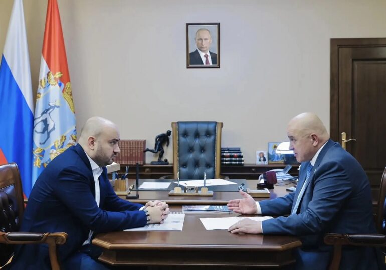 Вячеслав Федорищев провел рабочую встречу с Эдуардом Харченко
