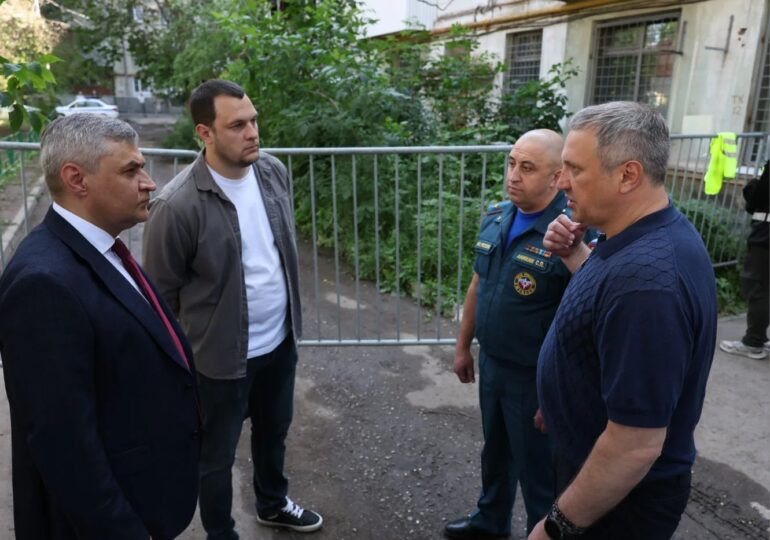 В Самаре на месте пожара на 22 Партсъезда провели выездное совещание
