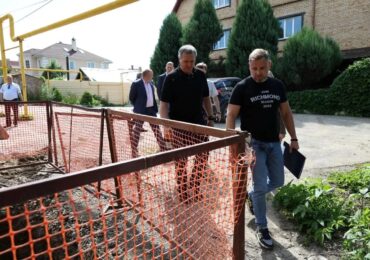 Иван Носков проверил ход работ на объектах реконструкции сетей