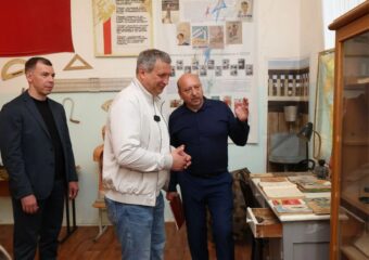 Иван Носков встретился с руководителем самарской спортшколы №4 «Аврора» Василием Поповым
