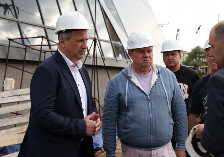 Иван Носков проверил ход строительства нового корпуса центра «Самара Космическая»
