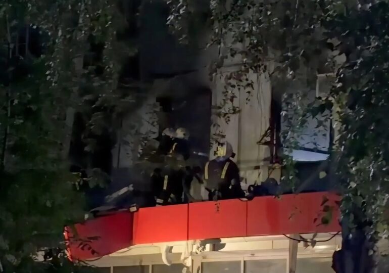 Пожар в Самаре на 22 Партсъезда: оперативная сводка