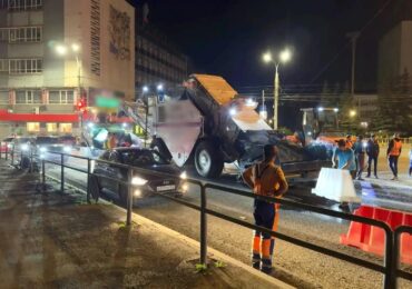 В Самаре на Московском шоссе начали укладывать свежий асфальт