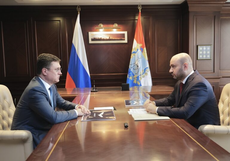 Александр Новак и Вячеслав Федорищев обсудили экономическое развитие Самарской области