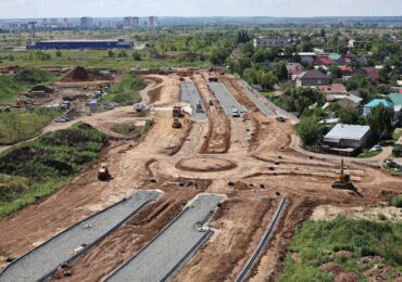 В Самаре строят новую дорогу в Куйбышевском районе