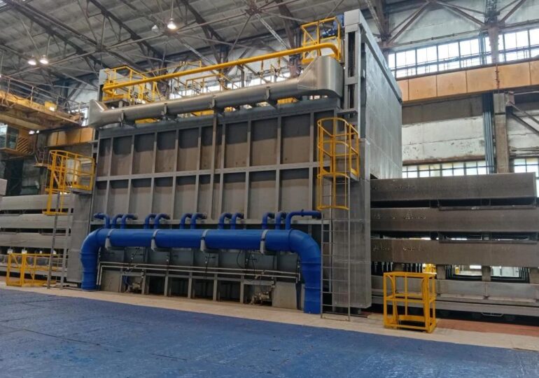 На Самарском металлургическом заводе открыли новую садочную печь