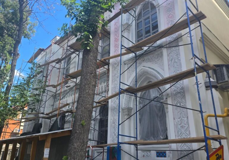 В Самаре завершают реставрацию фасада особняка Серебренниковой