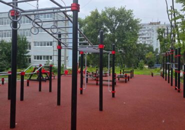В самарской школе №77 завершили строительство новой площадки ГТО