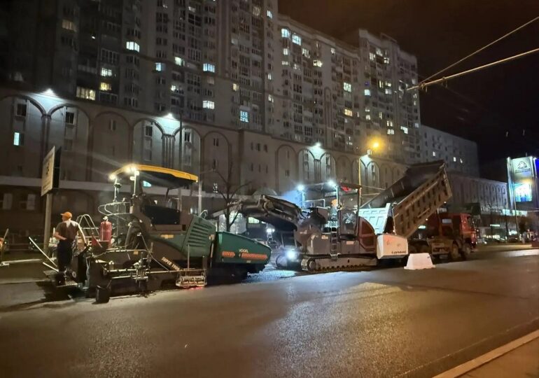 Ремонт Московского шоссе вышел на финишную прямую