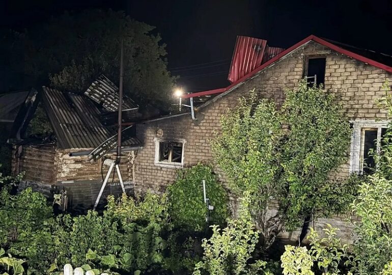 В Самарской области сгорел частный дом