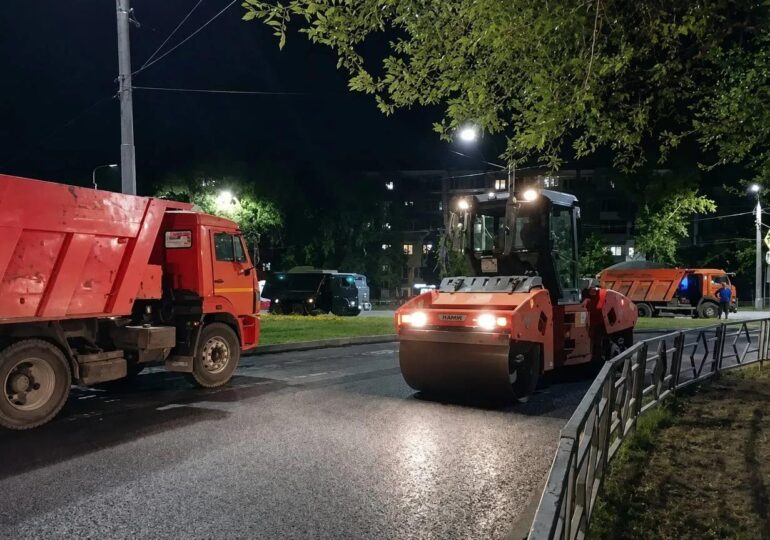 В Самаре на 22 Партсъезда завершают ремонт дороги