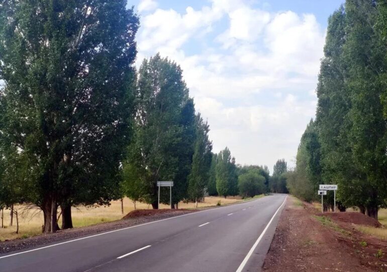 В Приволжском районе отремонтировали дорогу к селу Кашпир