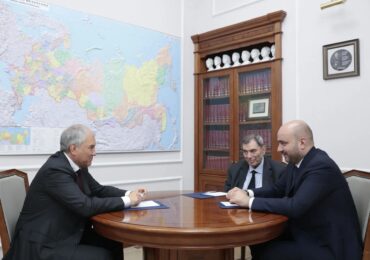 Вячеслав Федорищев провел рабочую встречу с Вячеславом Володиным