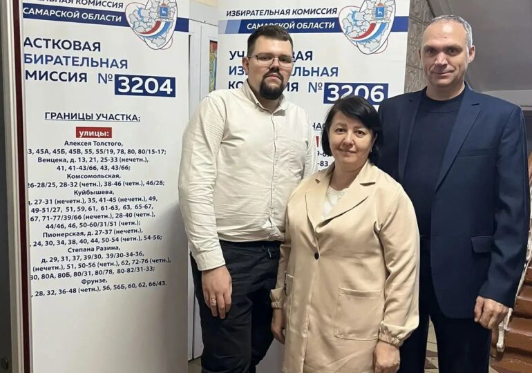 Династия шашистов Дашковых проголосовала на выборах в Самаре