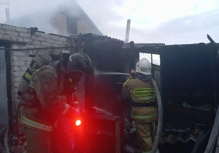 В Самарской области в пожаре погиб мужчина