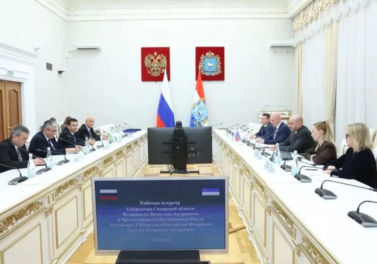 Губернатор Самарской области Вячеслав Федорищев встретился с послом Узбекистана