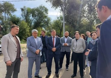 В Куйбышевском районе Самары оценили работу станции для приема жидких бытовых отходов