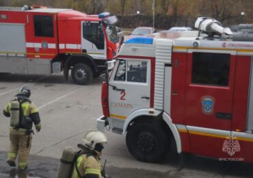 В Советском районе Самары при пожаре пострадала девушка