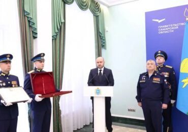 В Самарской области семье Героя России Алексея Акифьева передали медаль «Золотая Звезда»