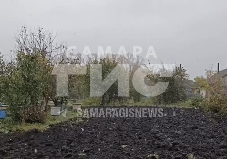 В Самарской области пошел снег